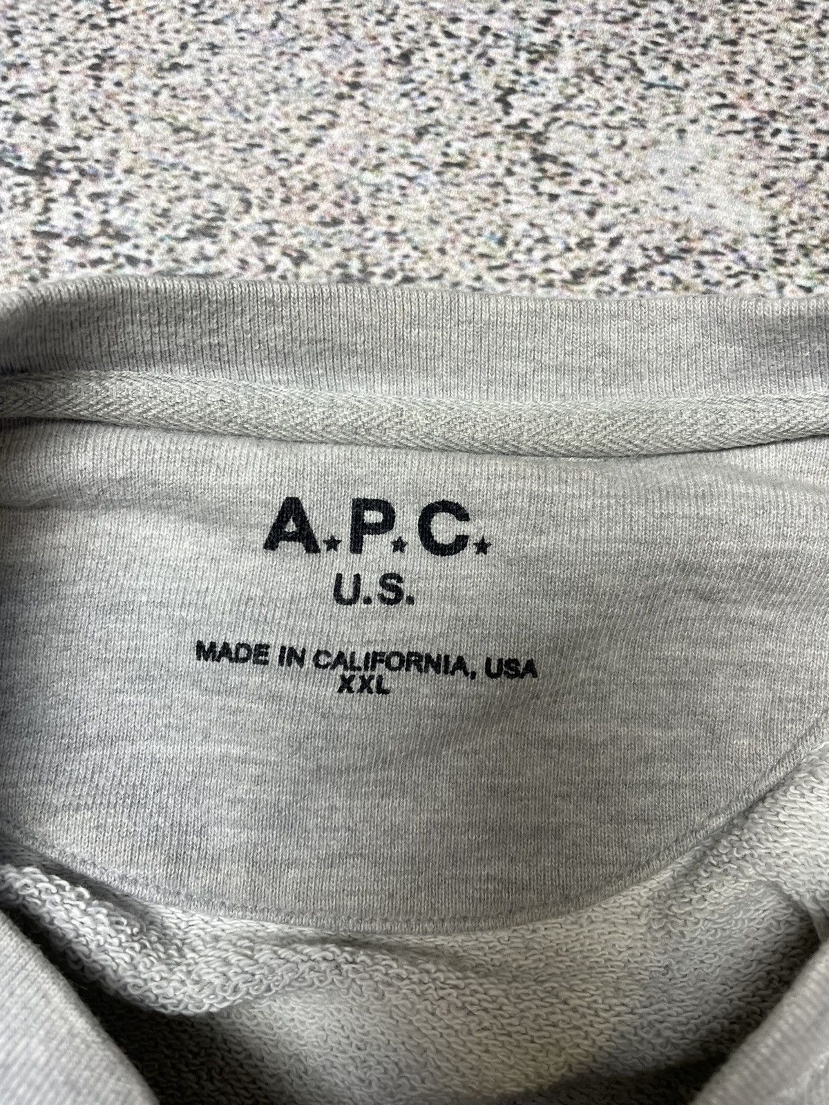 A.P.C. Boxy sweatshirt creneck A.P.C US centrallogo Size US XL / EU 56 / 4 - 3 Thumbnail