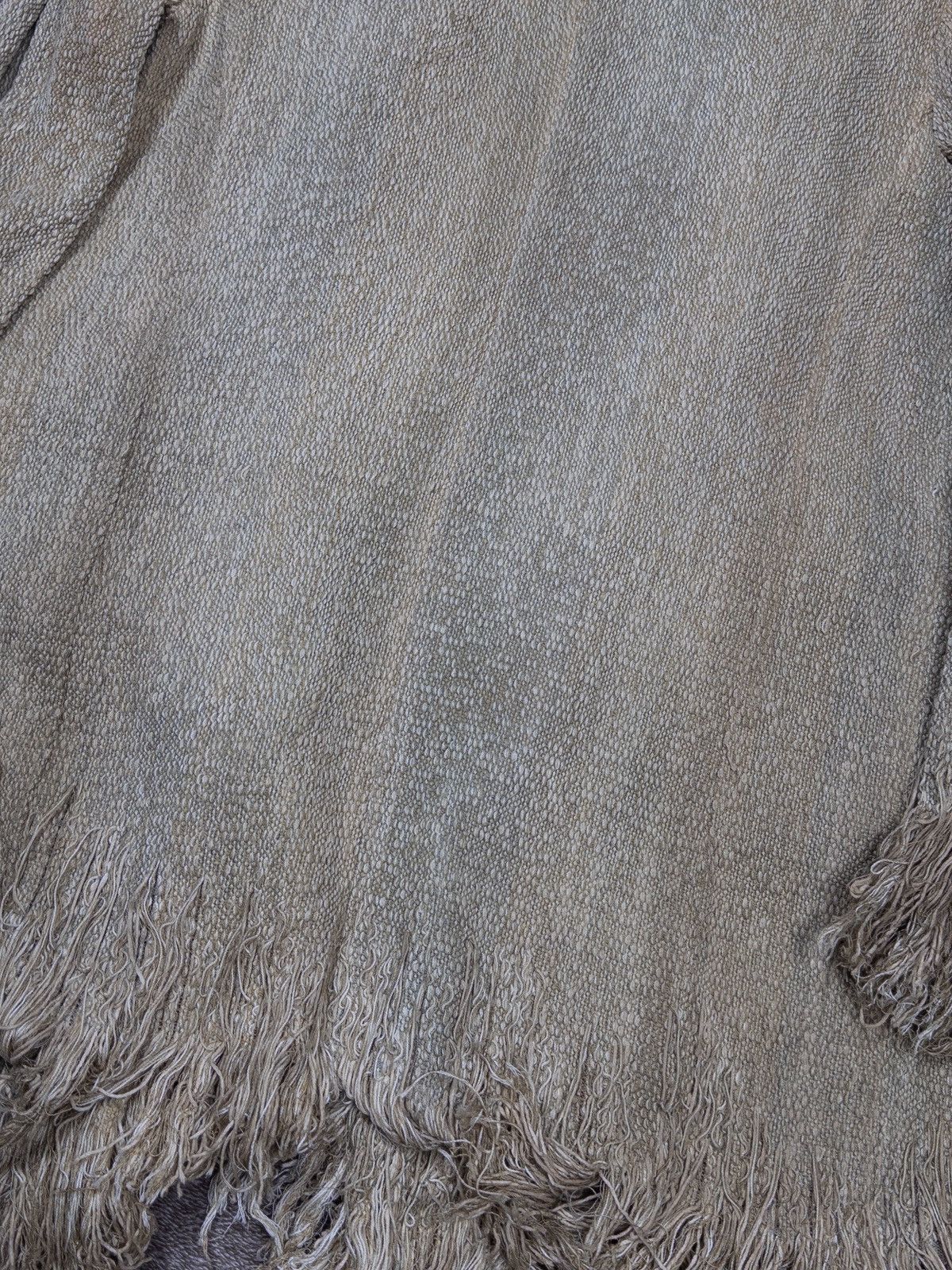 Avant Toi Woman’s Avant Toi Beige Cotton Fringe Cardigan Jacket Size M Size M / US 6-8 / IT 42-44 - 14 Thumbnail