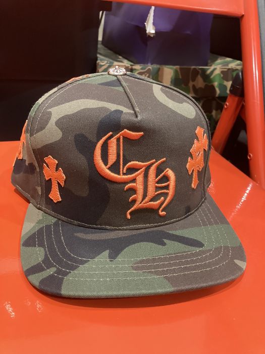 Chrome Hearts Chrome hearts orange cross patch camo baseball 5