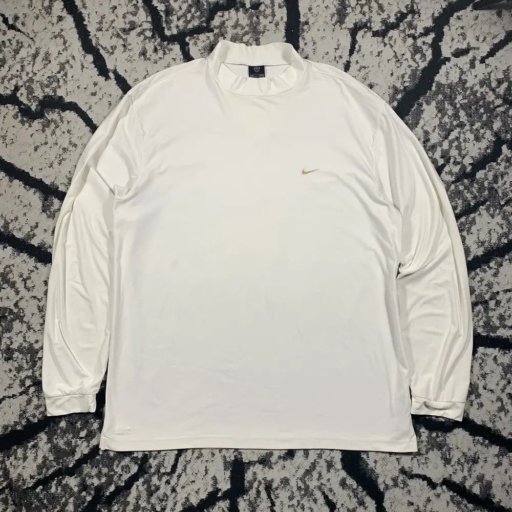 Nike VINTAGE 00s NIKE GOLF TURTLENECK SWEATSHIRT SWOOSH HYPE Size US XXL / EU 58 / 5 - 1 Thumbnail