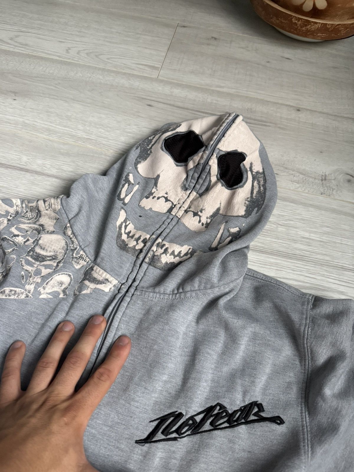 No Fear Vintage NO FEAR full Zip Hoodie styled Abathind Ape Bape Size US L / EU 52-54 / 3 - 4 Thumbnail