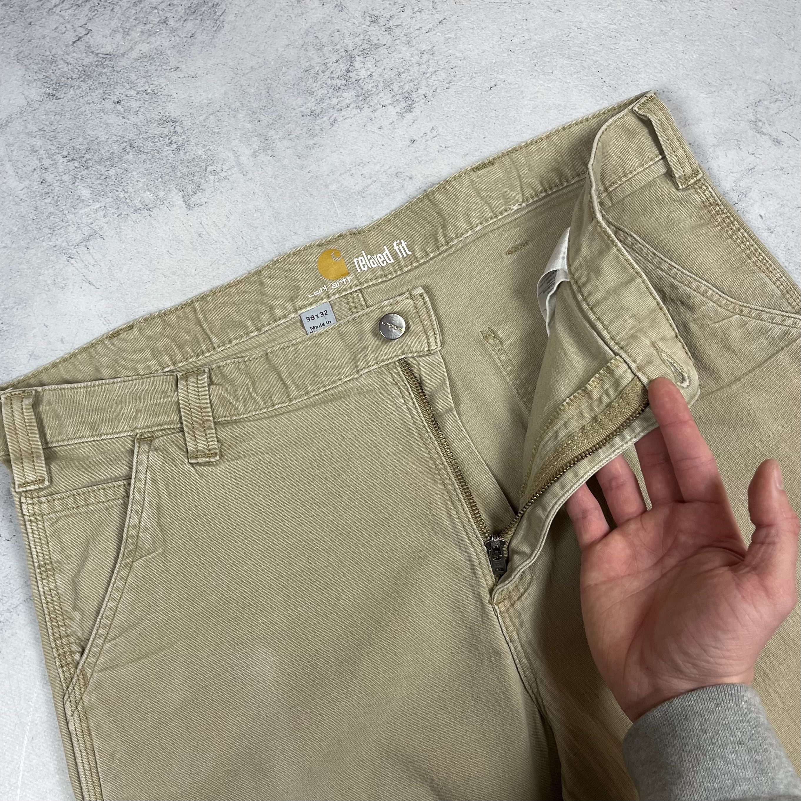Carhartt Vintage Carhartt Carpenter Relaxed Fit Jeans 00’s Size US 38 / EU 54 - 17 Thumbnail