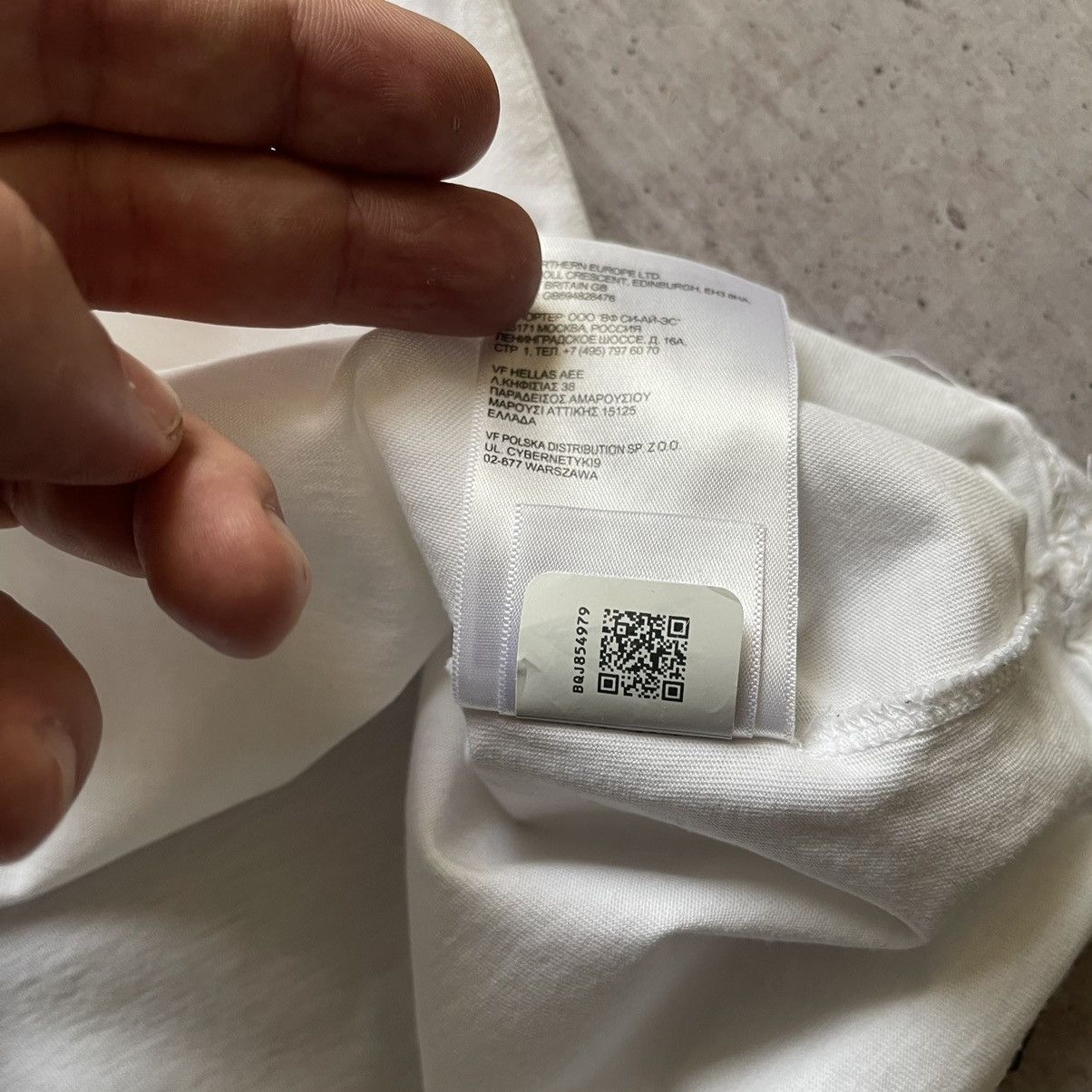 The North Face The North Face white t-shirt big logo Size US M / EU 48-50 / 2 - 11 Thumbnail