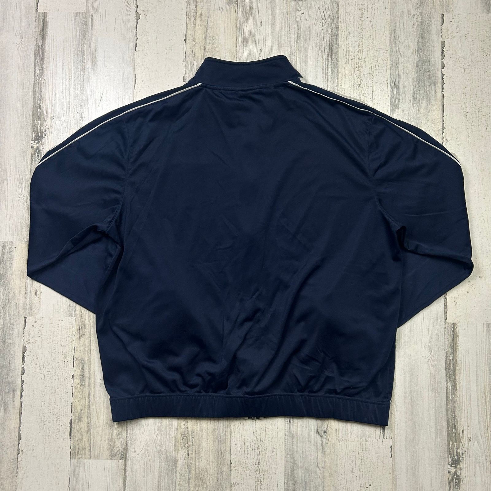 Nike Nike Track Jacket Striped Men's Activewear Zip-Up Blue Size US L / EU 52-54 / 3 - 6 Thumbnail
