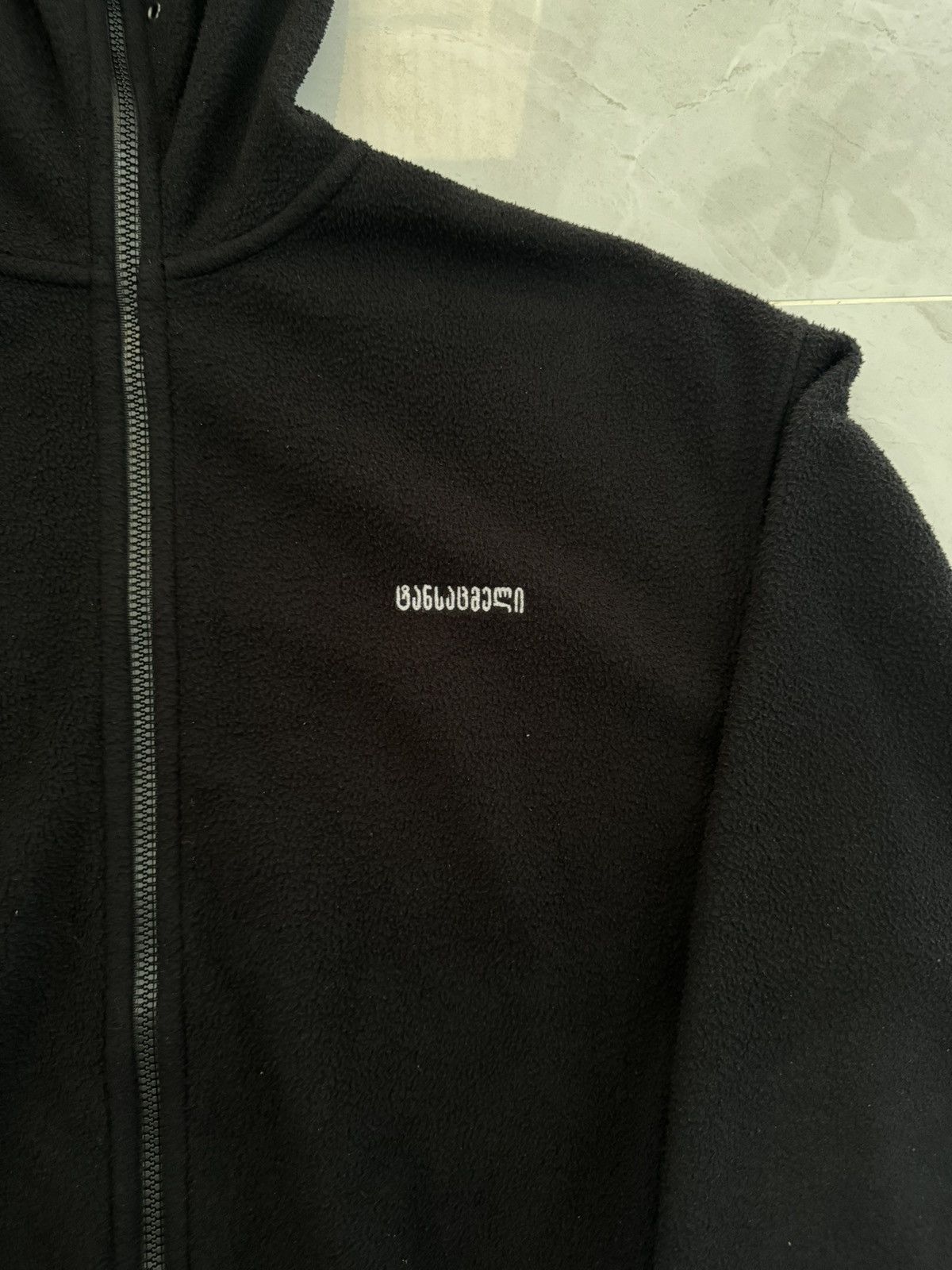 Vetements *RARE* Vetements SS19 Black Gimp Mask Bullet Fleece Hoodie Size US L / EU 52-54 / 3 - 8 Thumbnail
