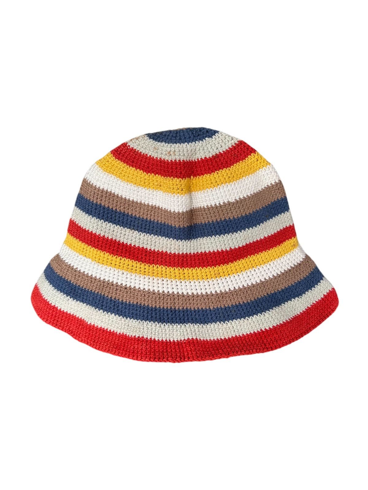 Kapital Crochet knitted handmade Bucket Hats Rare☠️☠️ Size ONE SIZE - 2 Thumbnail