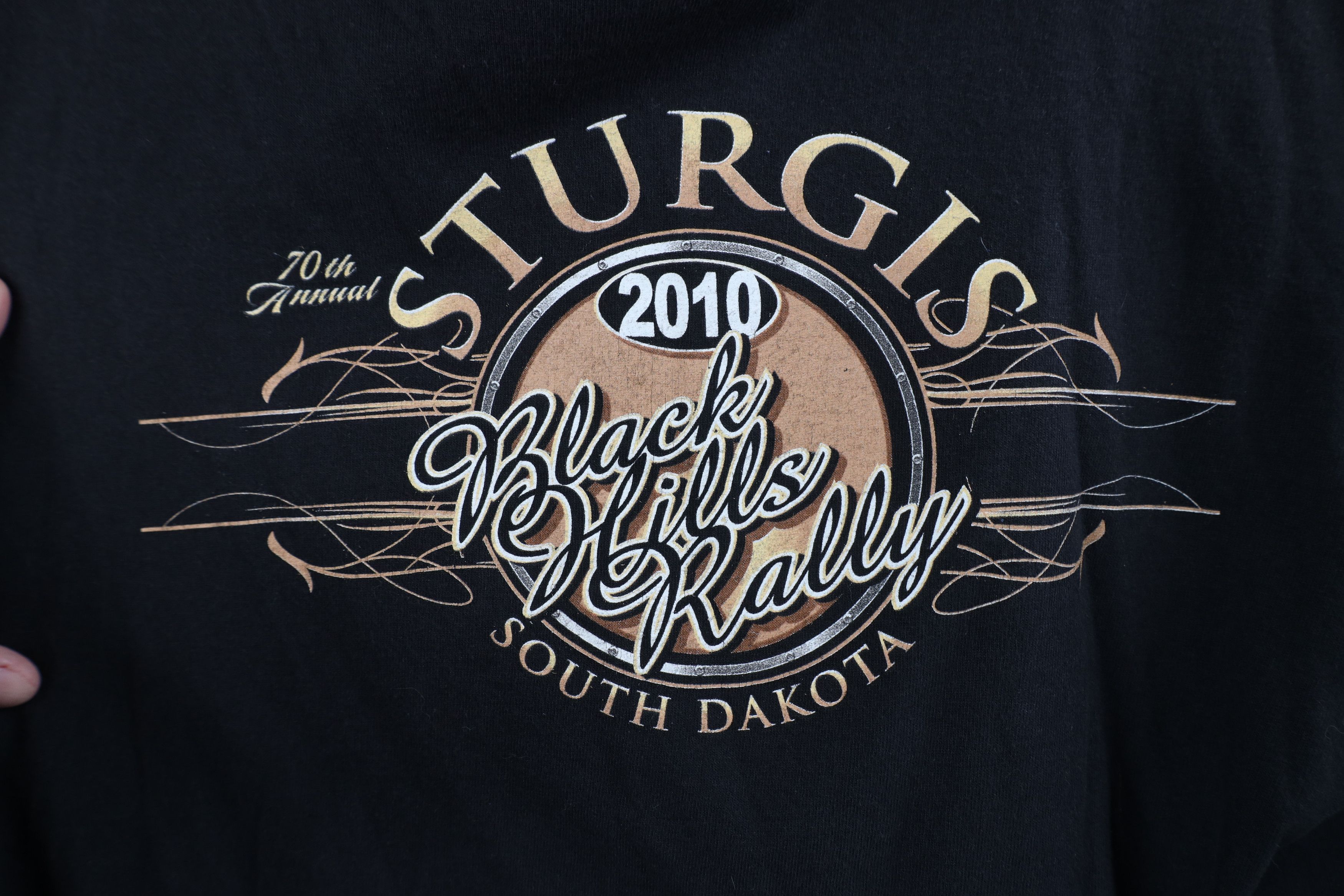 Vintage Vintage Y2K 2010 Motorcycle Sturgis Long Sleeve T-Shirt Size US L / EU 52-54 / 3 - 5 Thumbnail