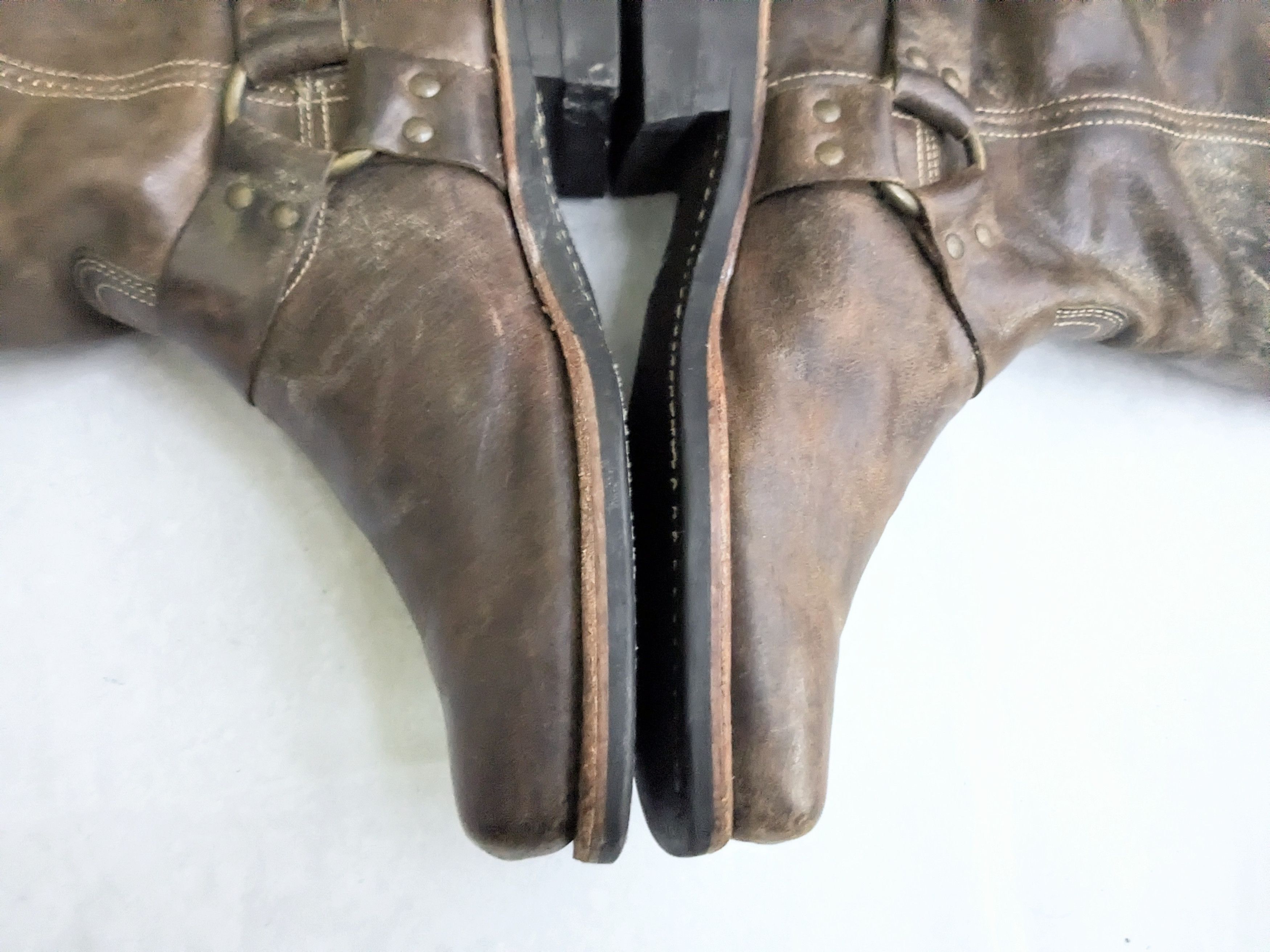 Frye Frye Harness Boots Brown 12 M Leather Size US 12 / EU 45 - 10 Thumbnail