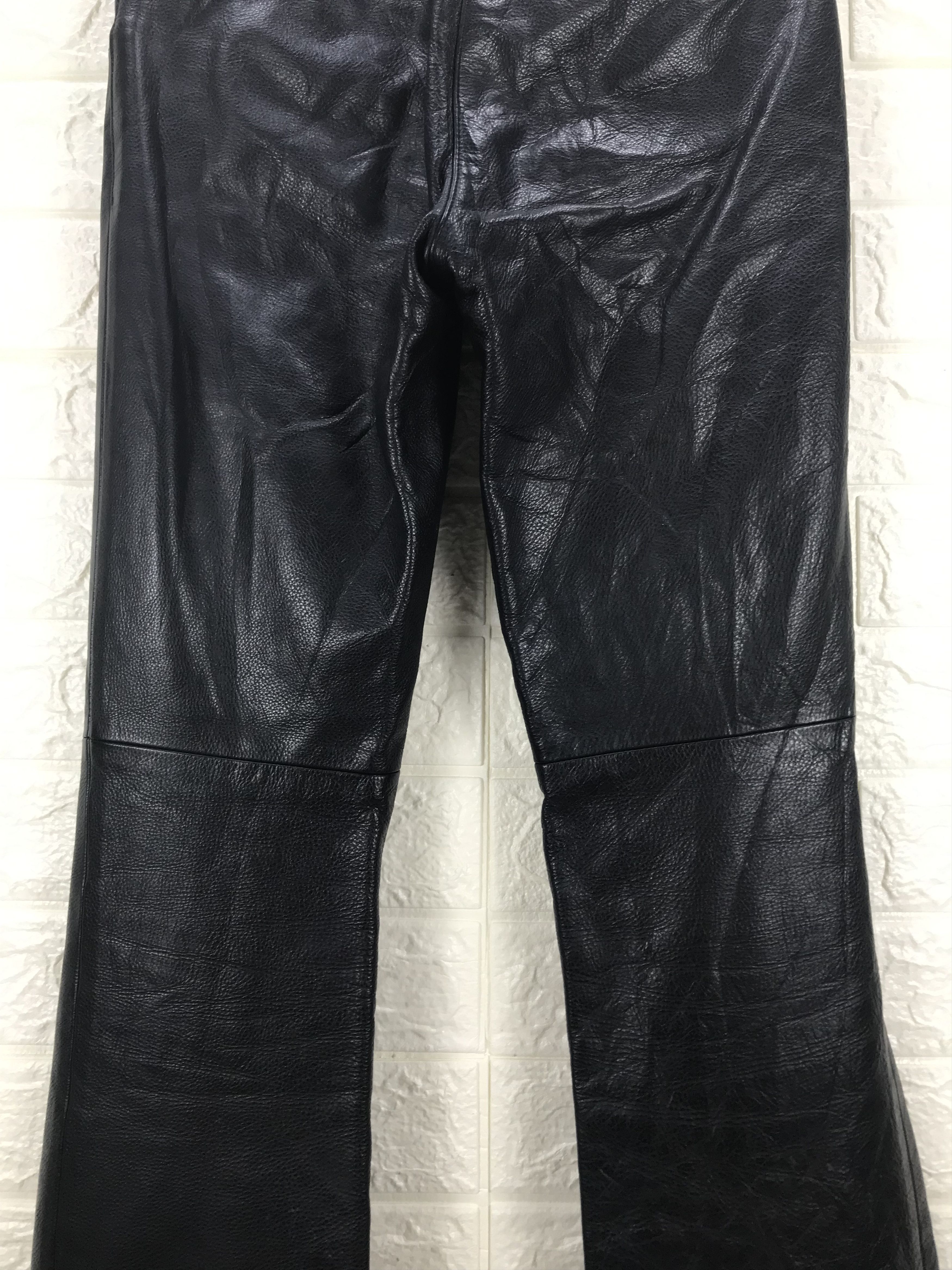 Theory Vintage Theory Black Leather Pants Size 26" / US 2 / IT 38 - 7 Thumbnail