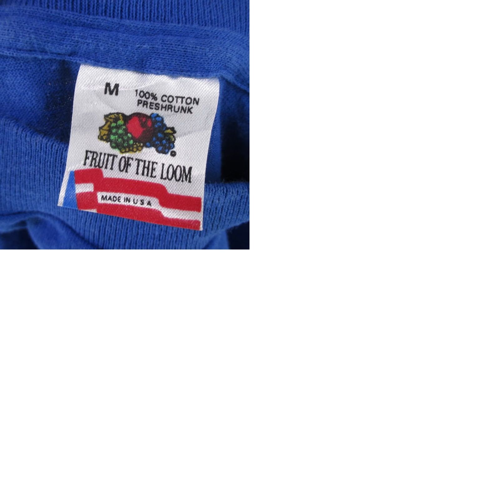 Fruit Of The Loom VINTAGE Anguilla Cartoon Art T-Shirt S Beach 80s 90s Cotton Nike? Size US S / EU 44-46 / 1 - 9 Thumbnail