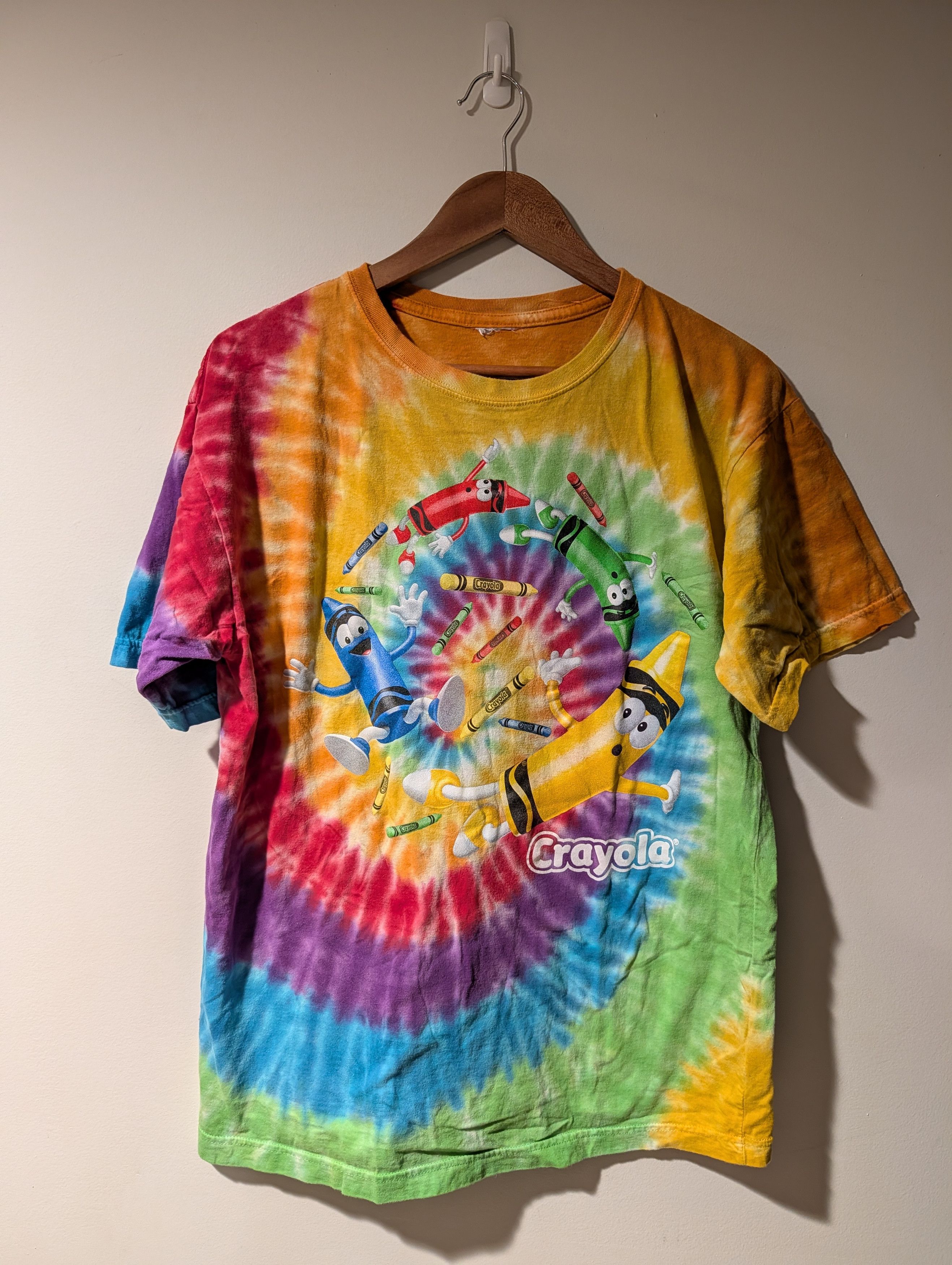 Gildan Vintage Y2K Crayola Experience Cartoon Medium T-Shirt Size US M / EU 48-50 / 2 - 1 Thumbnail