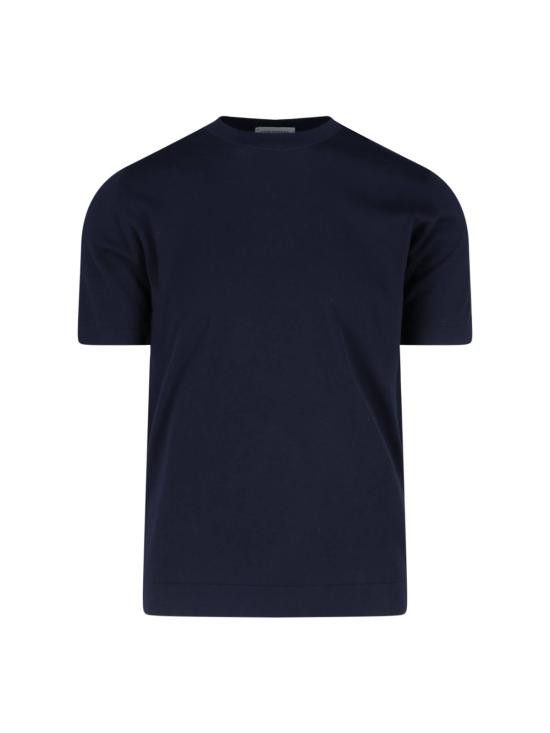 John Smedley JOHN SMEDLEY Men T-Shirts LORCA NAVY Blue Size US XXL / EU 58 / 5 - 1 Thumbnail