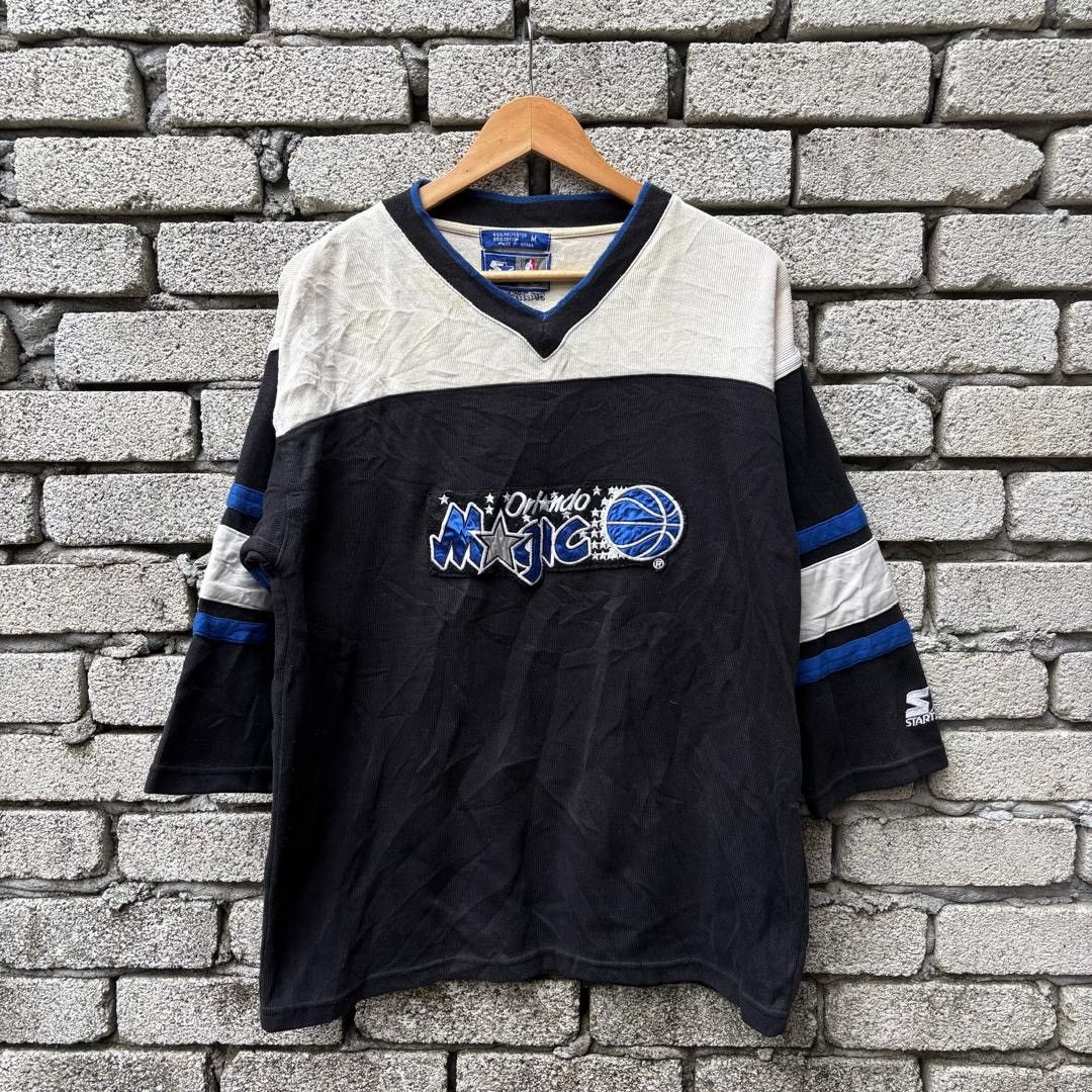 Starter × Vintage Vintage 90s Orlando Magic Starter Jersey Sweater Shirt Size US M / EU 48-50 / 2 - 1 Thumbnail