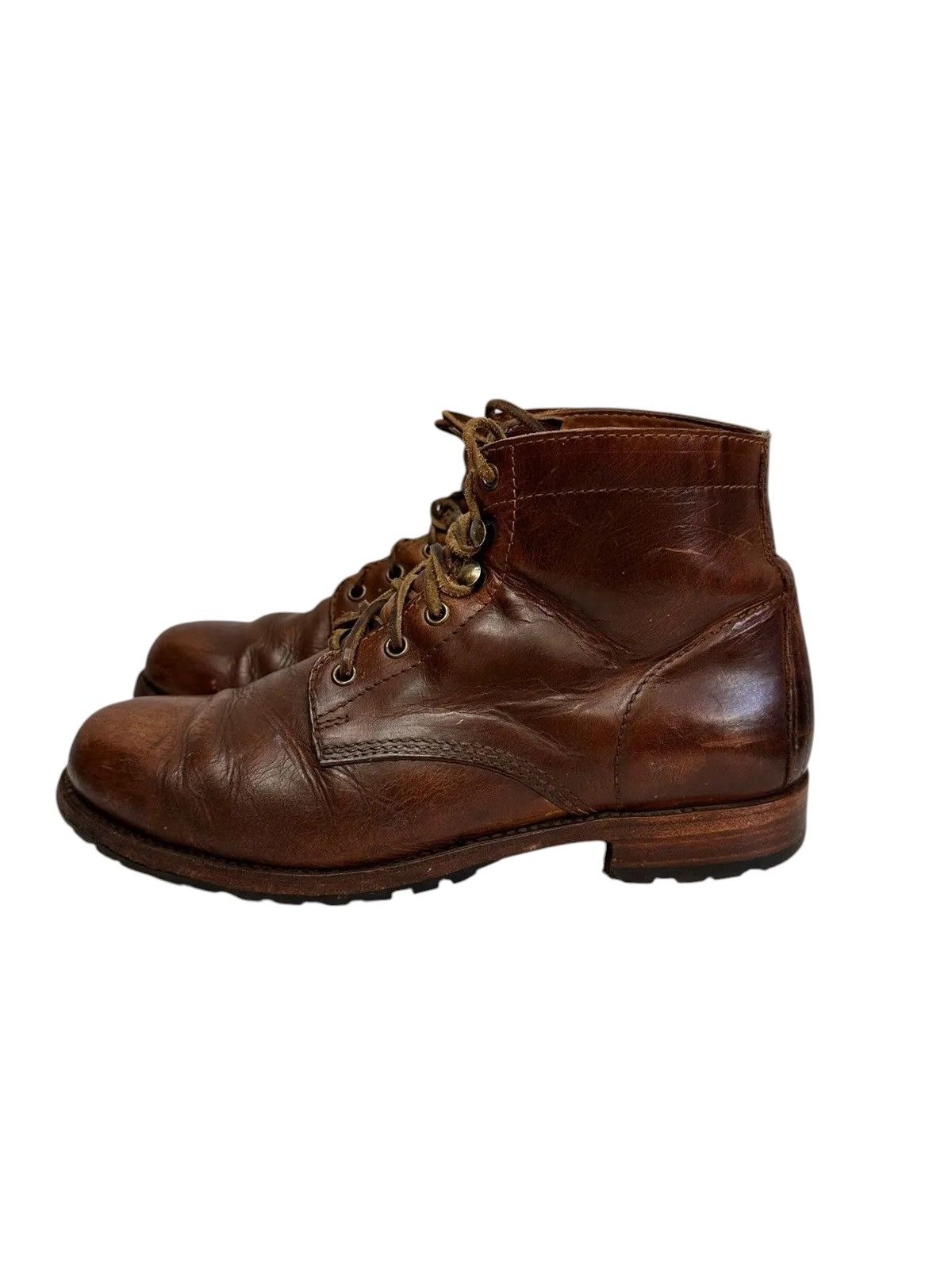 Leather Leather AS 98 STYLE AVANT-GARDE Boots BROGUE Guidi Size US 9 / EU 42 - 3 Thumbnail
