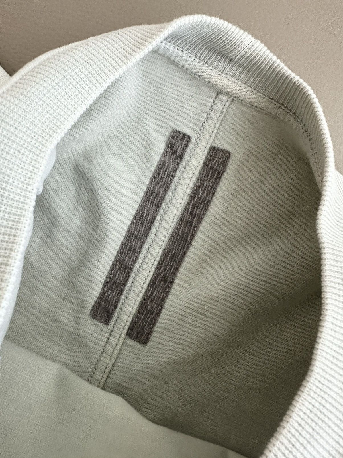 Rick Owens Rick Owens “Oyster” Heavy Knit Tee Size US L / EU 52-54 / 3 - 4 Thumbnail