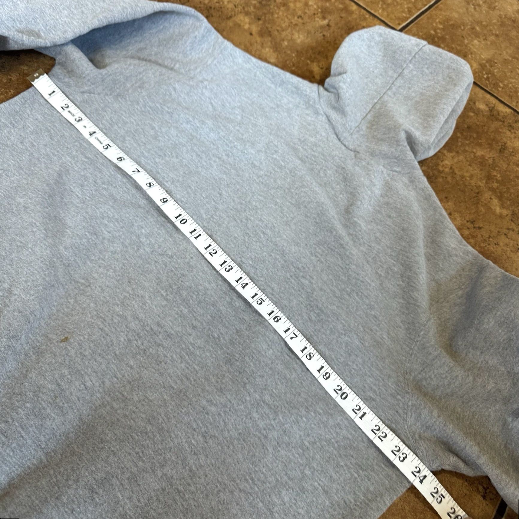 Nike VINTAGE Nike Center Swoosh Hoodie Mens Large Gray Sweatshirt Silver Tag Y2K Size US L / EU 52-54 / 3 - 7 Thumbnail