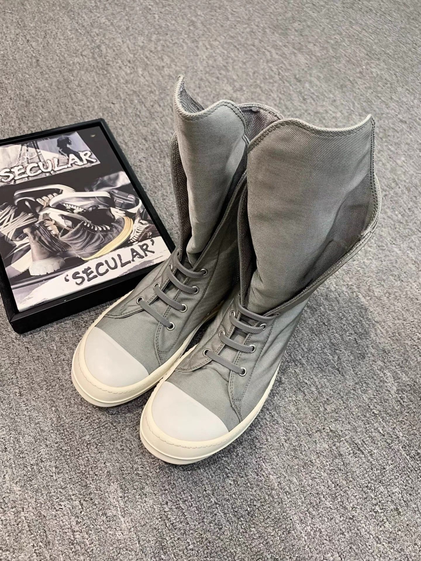 Rick Owens Rick Owens Mega Tongue Boots K34 Size US 6 / IT 36 - 4 Thumbnail