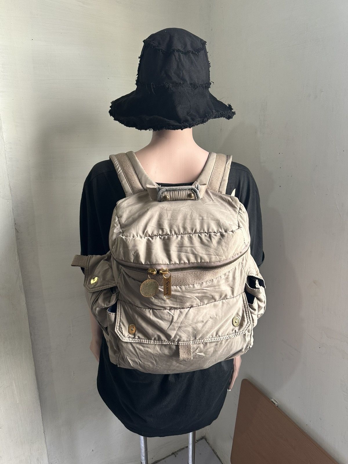 image of Lesportsac x Stella Mccartney Backpack in Ash, Women's