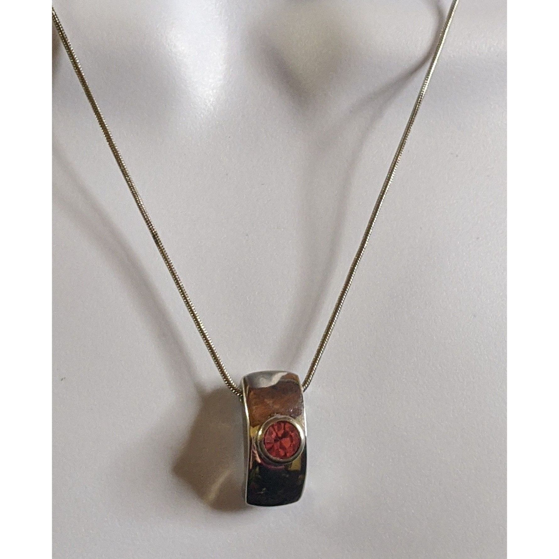 Other Modern Silver Tone Customizable Pendant Necklace With Pink G Size ONE SIZE - 6 Thumbnail