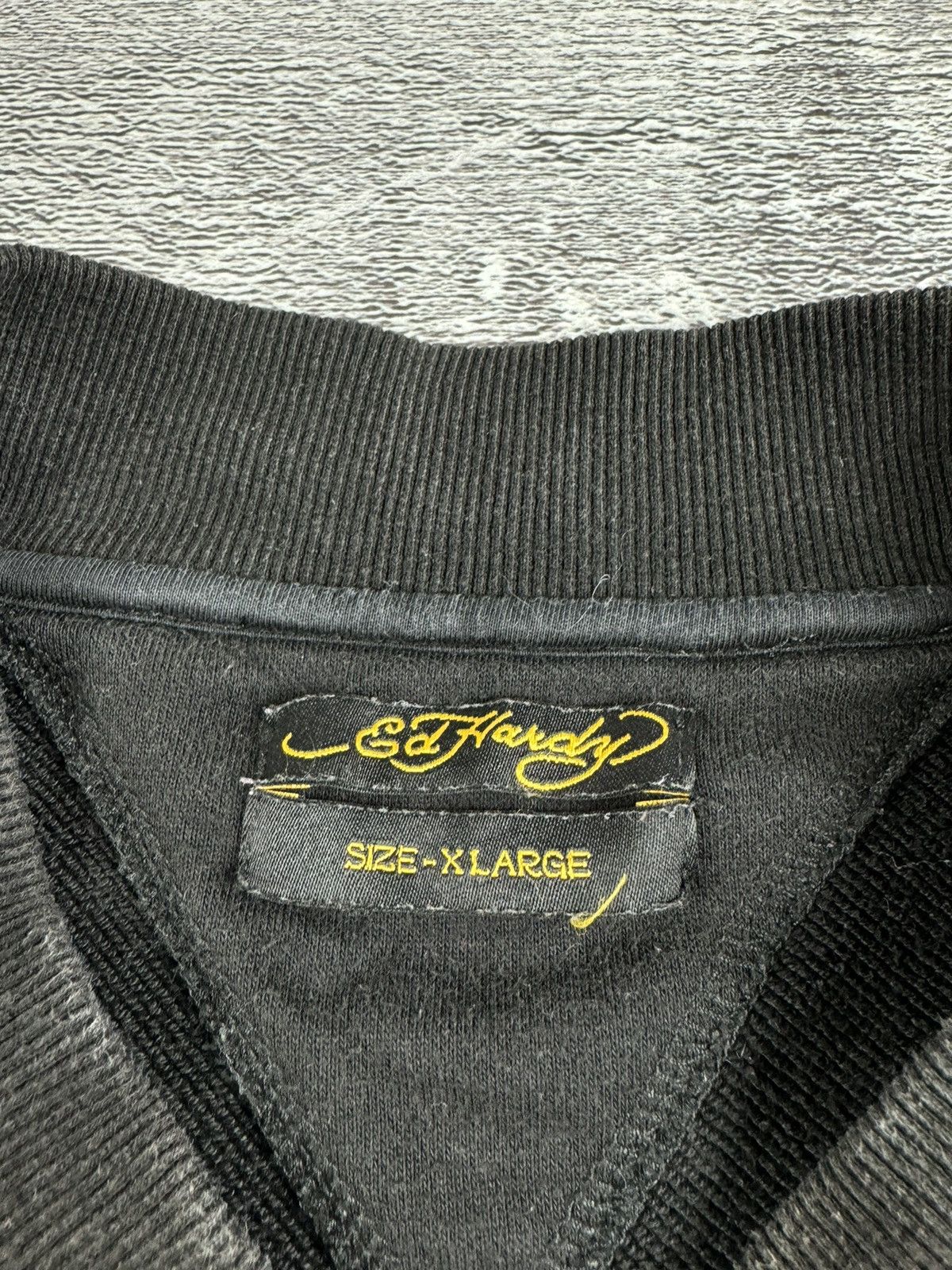 Ed Hardy Ed Hardy Y2K Sun Faded Till Death Bomber Hoodie Pullovover Size US XL / EU 56 / 4 - 15 Thumbnail