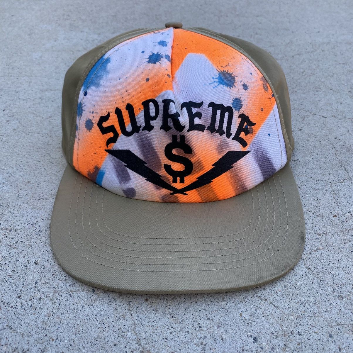 Supreme Vintage Supreme Rammellzee Satin Hat Beige Tan Snapback 2005 Size ONE SIZE - 1 Thumbnail