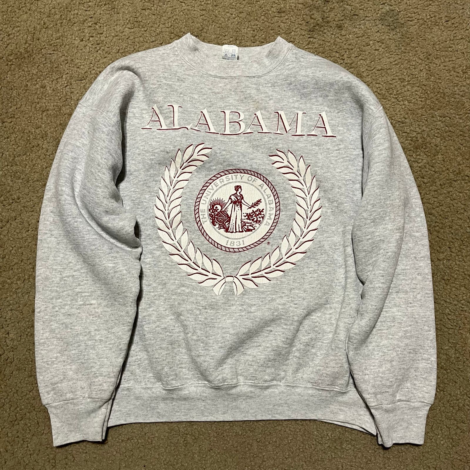 Other Vintage 90s Alabama University Graphic Grey Crewneck Large Size US L / EU 52-54 / 3 - 1 Thumbnail