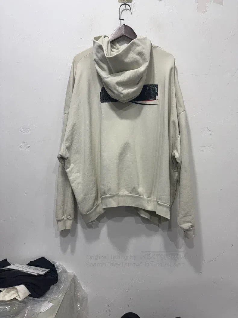 Balenciaga Balenciaga White Hooded Sweatshirt Size US L / EU 52-54 / 3 - 2 Thumbnail