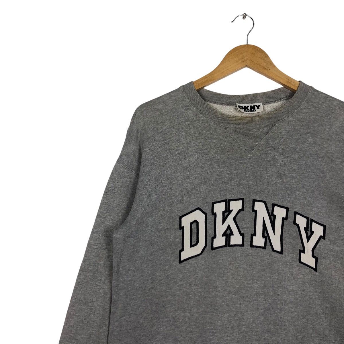 Vintage DKNY Sweatshirt Spell Out Medium Streetwear