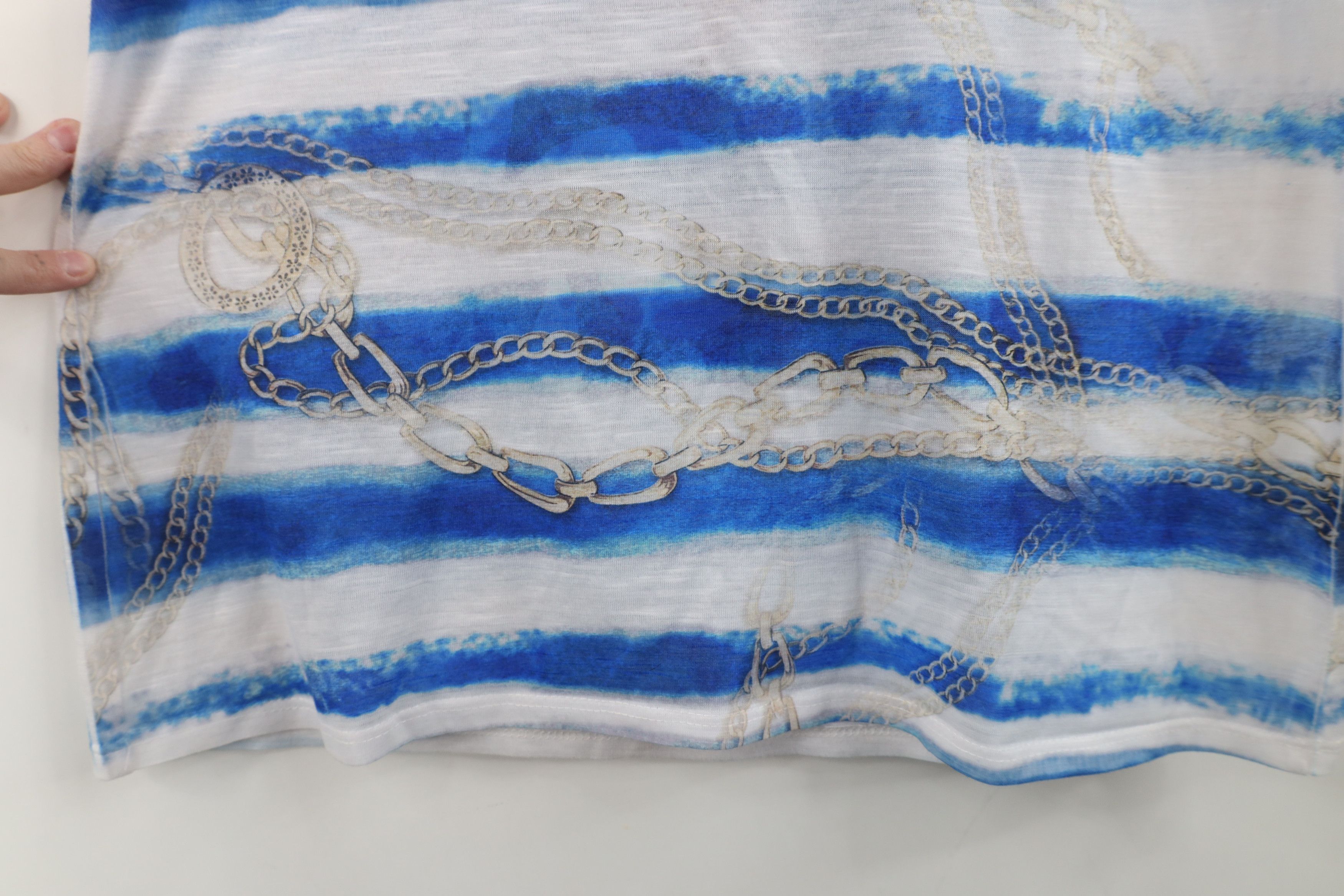 Vintage Vintage Y2K Cache Beach Chain All Over Print T-Shirt USA Size L / US 10 / IT 46 - 11 Thumbnail