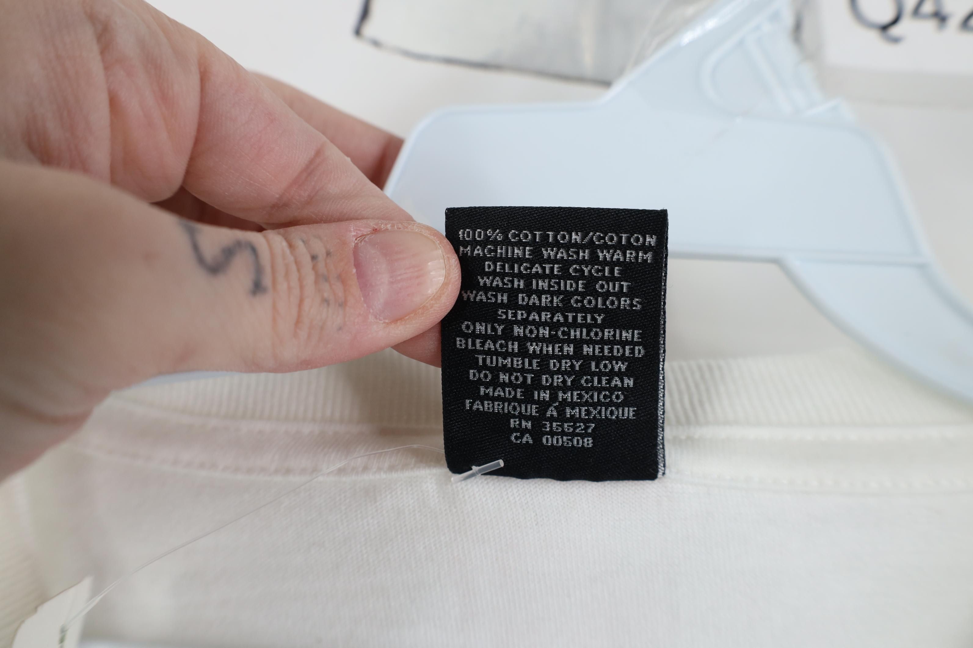 Marithe + Francois Girbaud Deadstock Vintage 90s Marithe Francois Girbaud T-Shirt White Size US XL / EU 56 / 4 - 9 Thumbnail