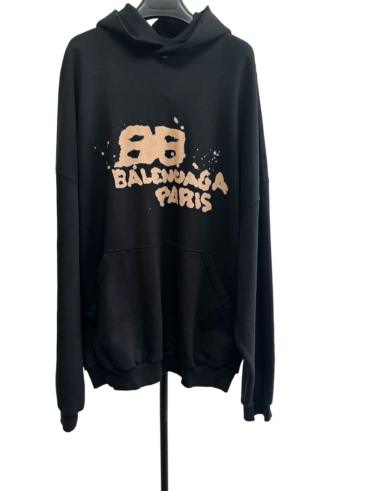 Balenciaga Balenciaga BB Paris Logo Hoodie Size 4 Size US XL / EU 56 / 4 - 1 Thumbnail