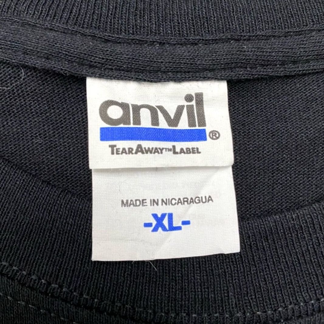 Anvil VINTAGE ANVIL KNITWEAR Men's T-Shirt Black XL Aqualung Jethro Tull Printed Crewneck Short Sleeve 100% Cotton Womens? Size US XL / EU 56 / 4 - 4 Thumbnail