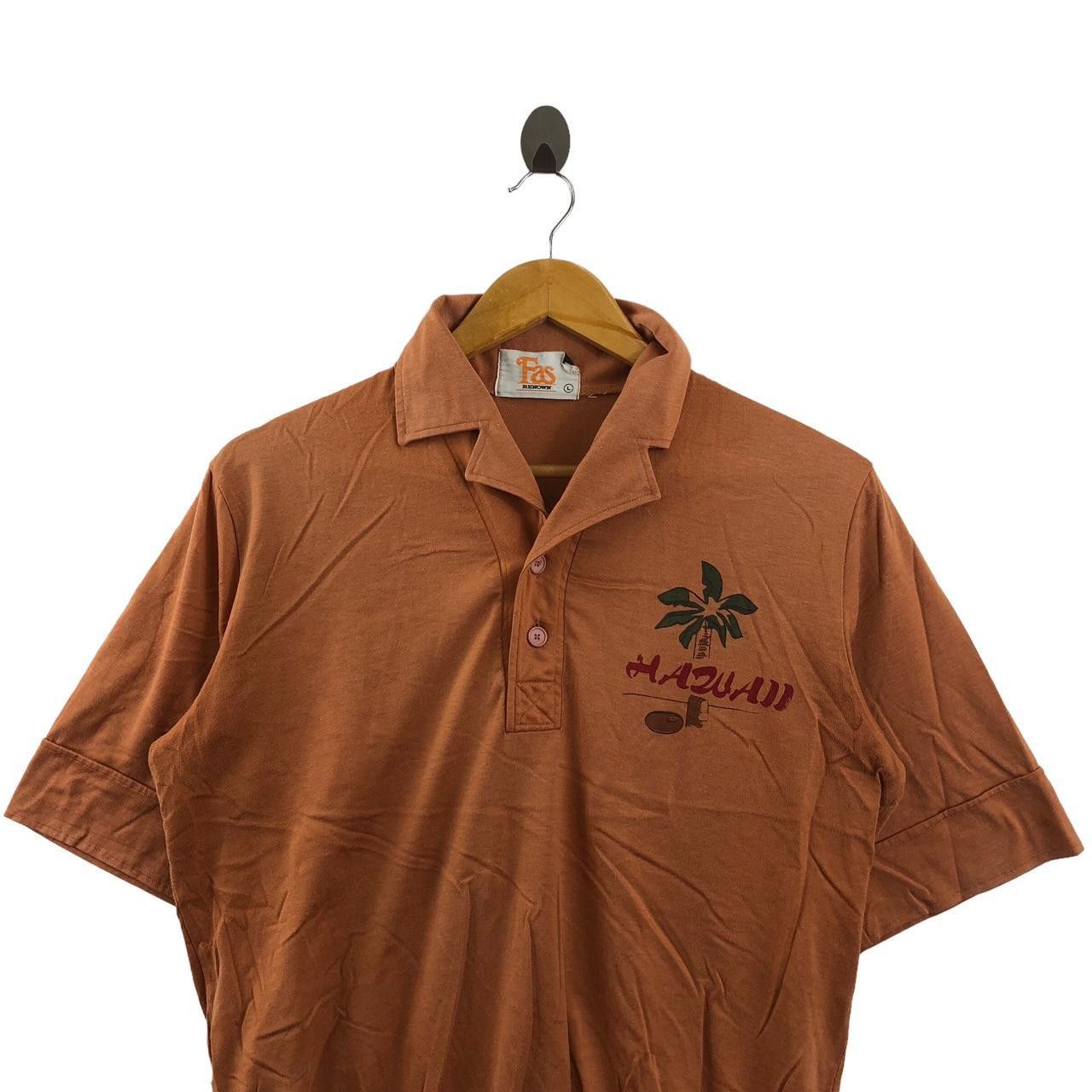 RENOWN Vintage 70’ RENOWN FAS HAWAII Honolulu Polo Tee Shirt Size L / US 10 / IT 46 - 3 Thumbnail
