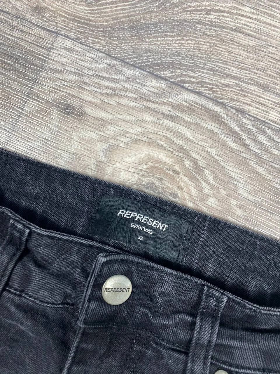 Represent Clo. Represent Men's Essential Denim Black Size 32 Size US 32 / EU 48 - 6 Thumbnail