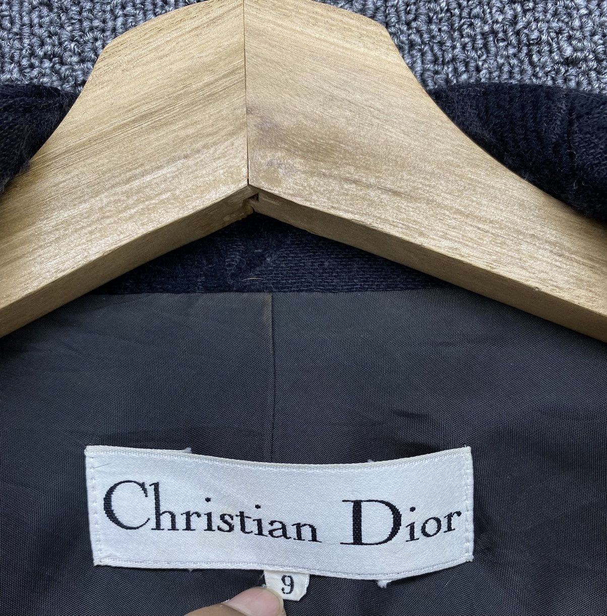 Christian Dior Monsieur × Vintage Vintage Christian Dior Rare Design Wool Cardigan Jacket Size S / US 4 / IT 40 - 9 Thumbnail