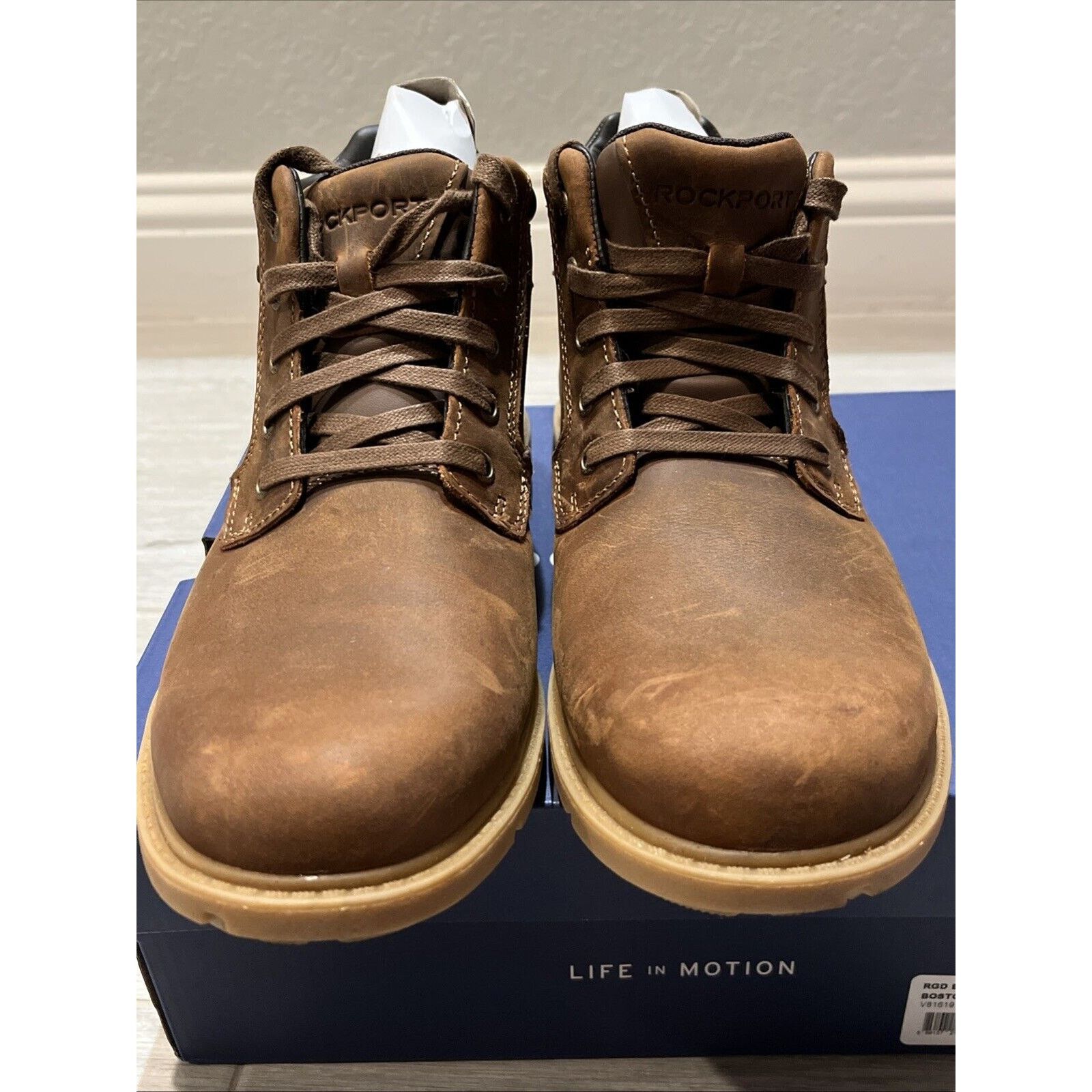 Rockport ROCKPORT Rugged Bucks Men 8.5 M Waterproof Boot Brown Size US 8.5 / EU 41-42 - 3 Thumbnail