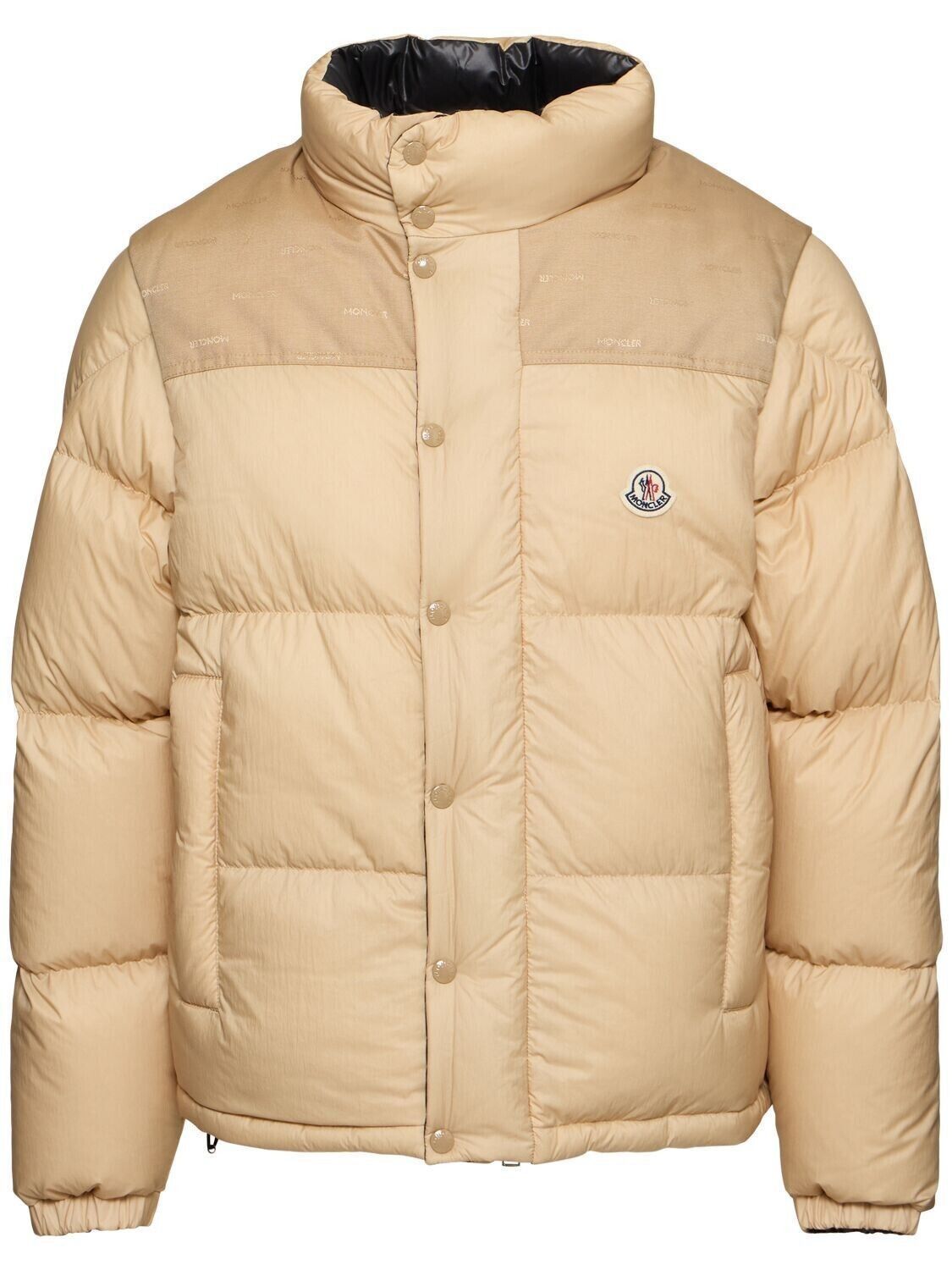 Moncler MONCLER Verone $2540 Men's Beige/Black Down Jacket New 2 Size US M / EU 48-50 / 2 - 1 Thumbnail