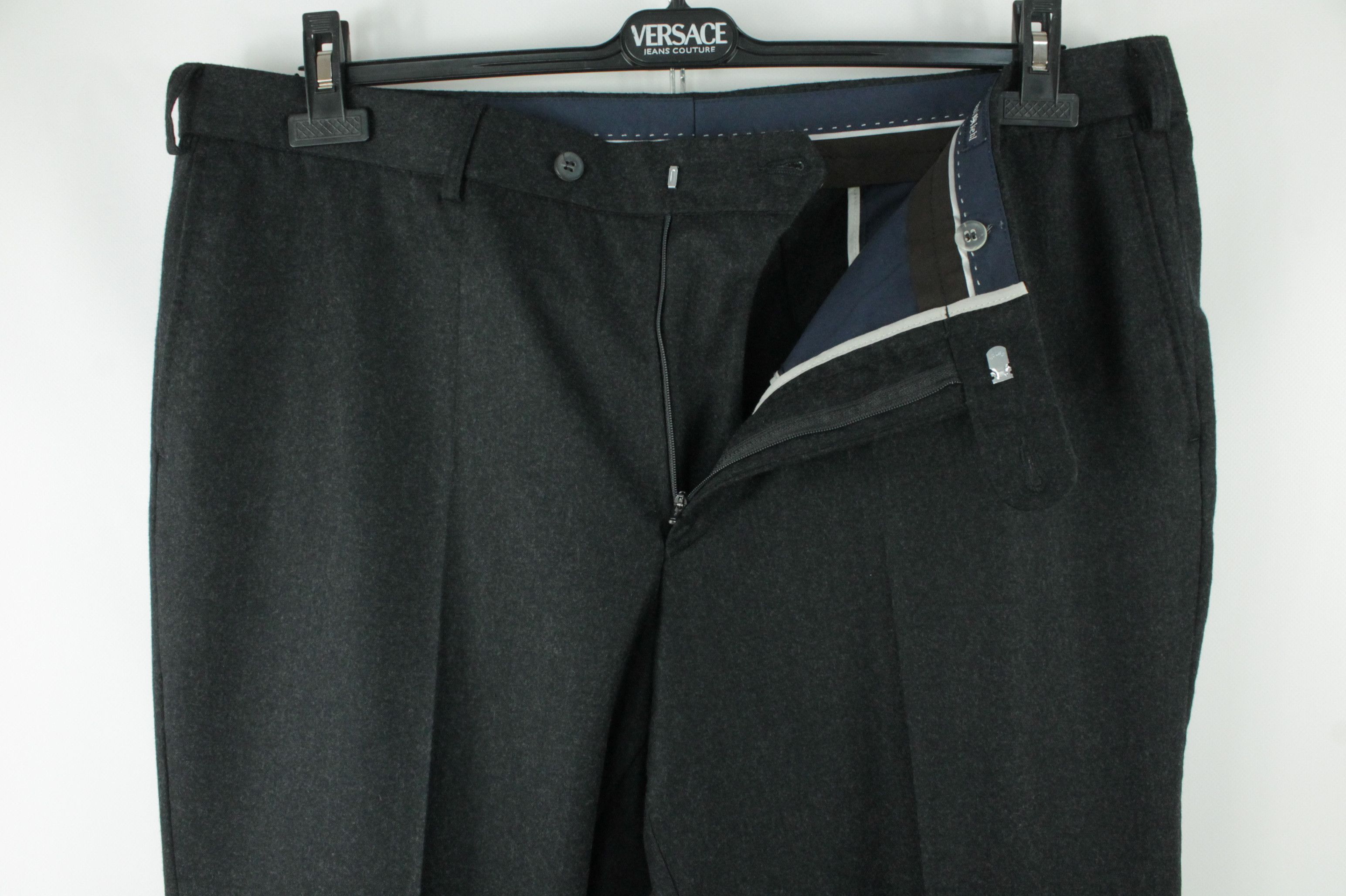 Other Paul Kehl Gray Flannel Wool Trousers Dress Pans Men's Size 48R - 3 Thumbnail