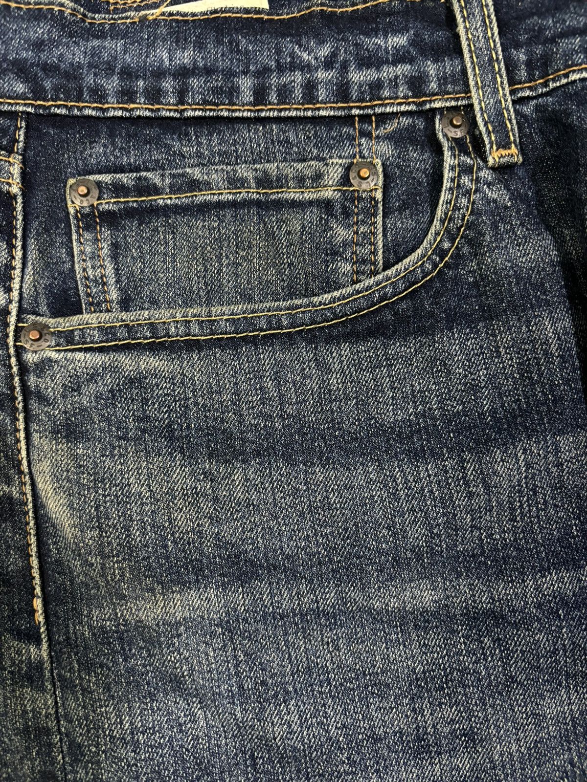Levi's Vintage Clothing Vintage Y2K Levis Premium Big E Loose Fit Distressed Jeans Size US 34 / EU 50 - 6 Thumbnail