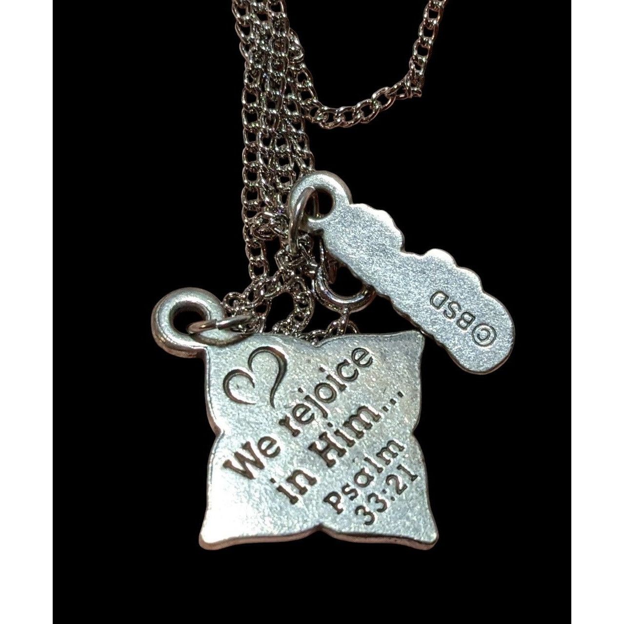 Other Religious Celebrate Engraved Pendant Necklace Size ONE SIZE - 4 Thumbnail