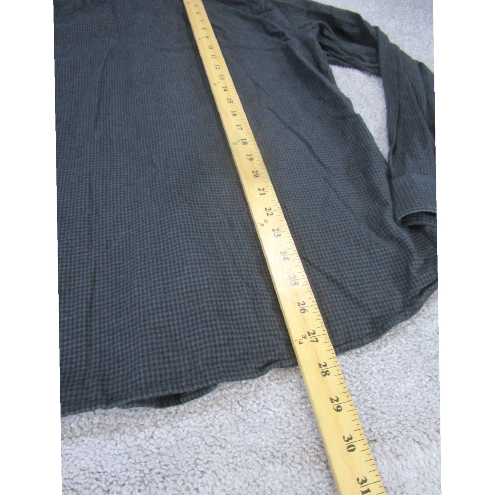 Theory Mens Theory Gray Cotton Shirt Medium XL Extra Large Long Sleeve Button Up Size US M / EU 48-50 / 2 - 4 Thumbnail
