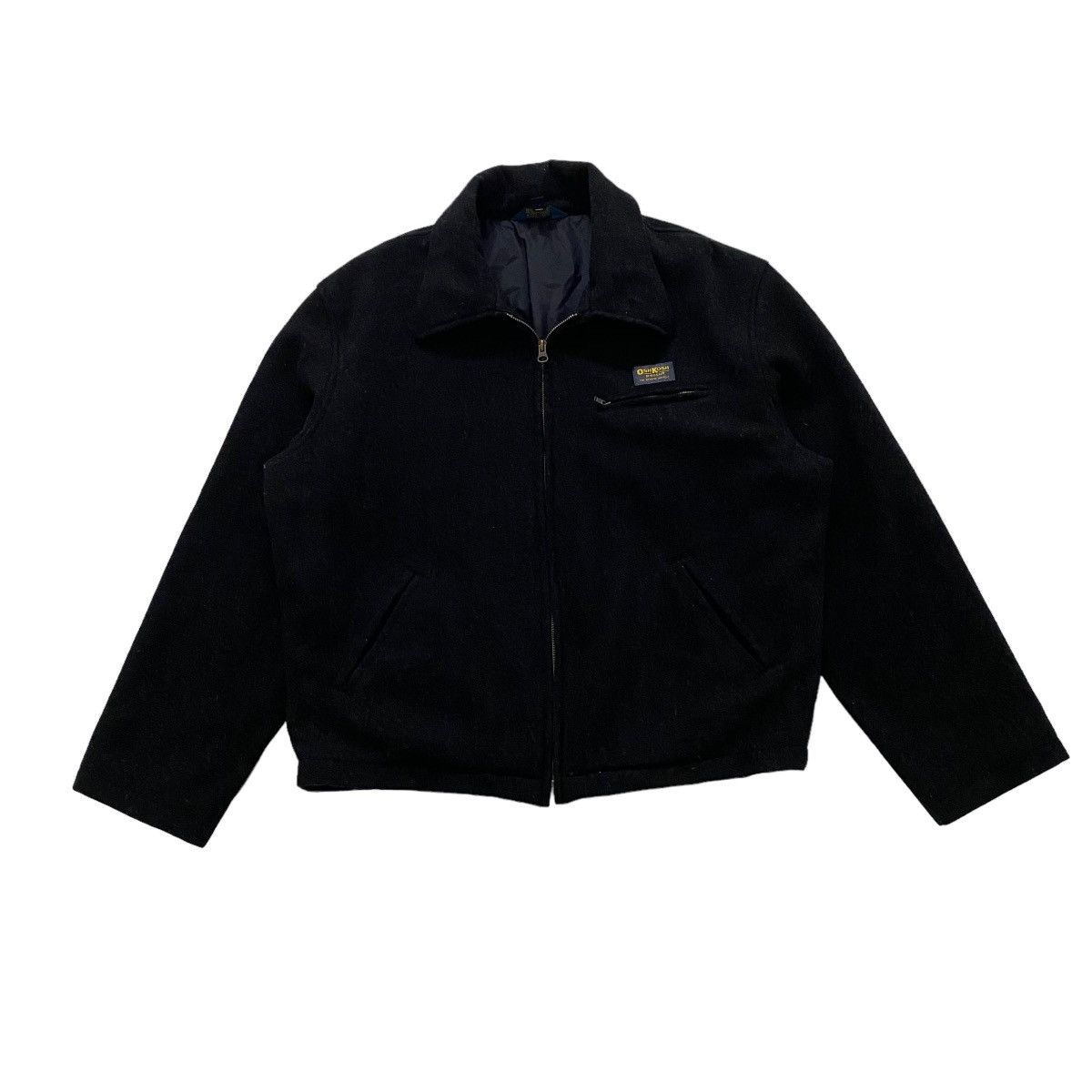image of Oshkosh Wool Detroit Design Jacket in Black, Men's (Size Large)