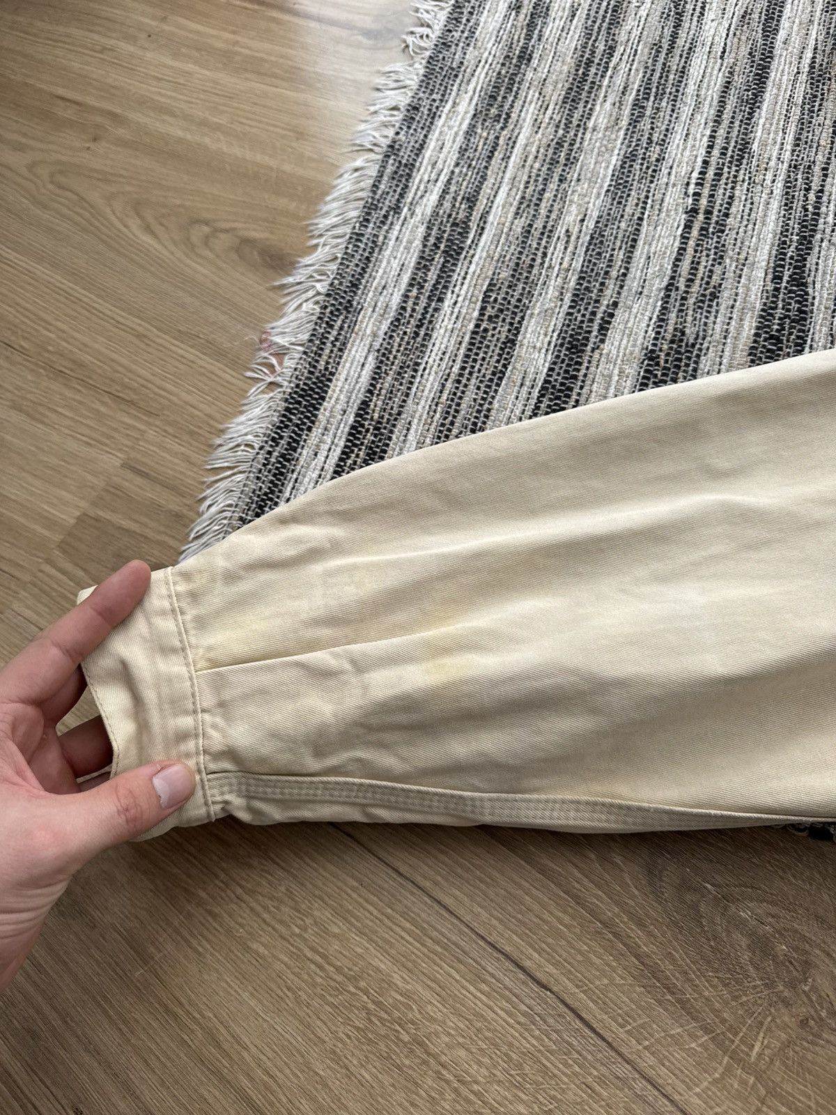 Diesel Vintage Diesel 90s Workwear Beige Utility Canvas Button-Up Size US L / EU 52-54 / 3 - 24 Thumbnail