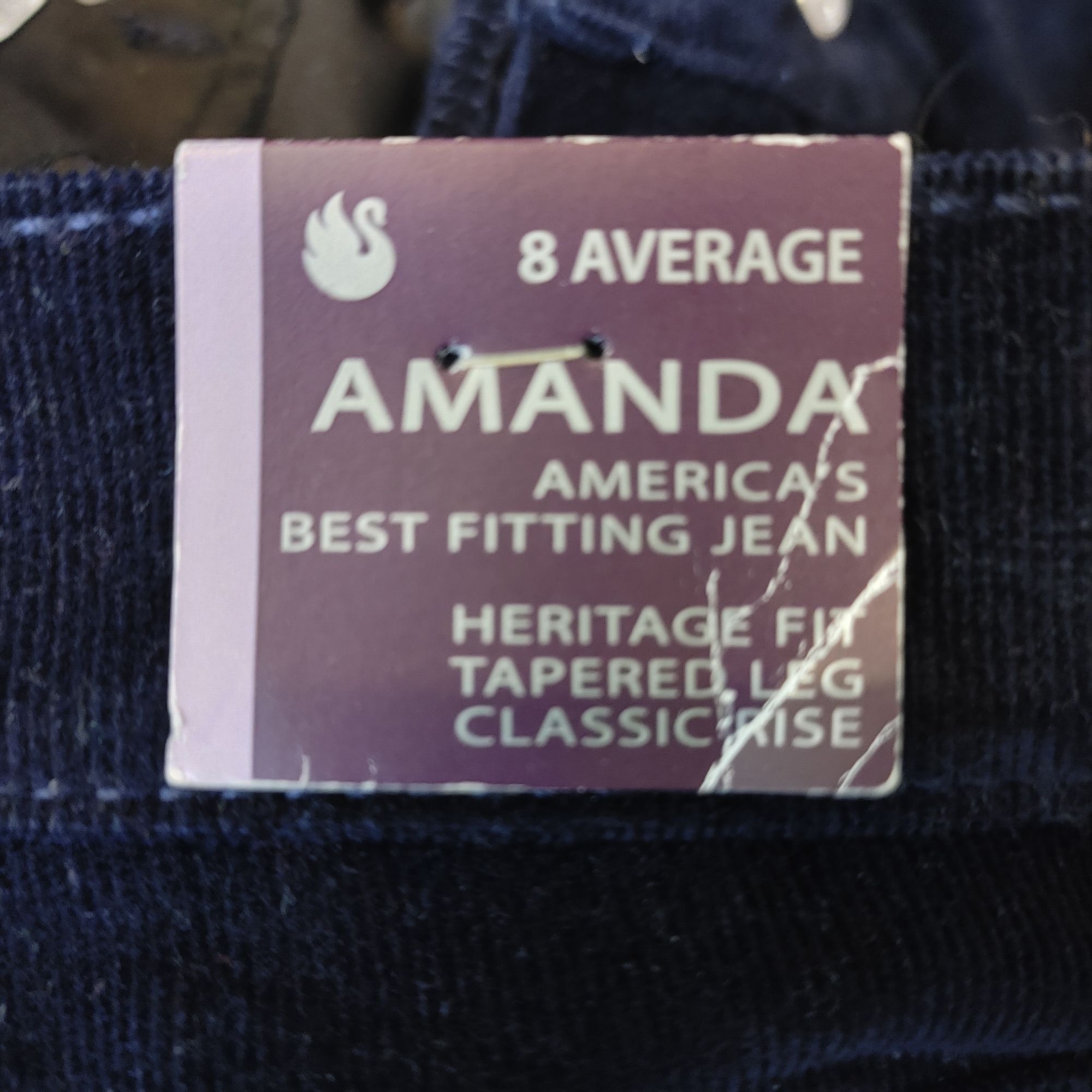 Gloria Vanderbilt NWT GLORIA VANDERBILT Womens 8 Dark Blue Amanda Best Fitting Size 30" / US 8 / IT 44 - 5 Thumbnail