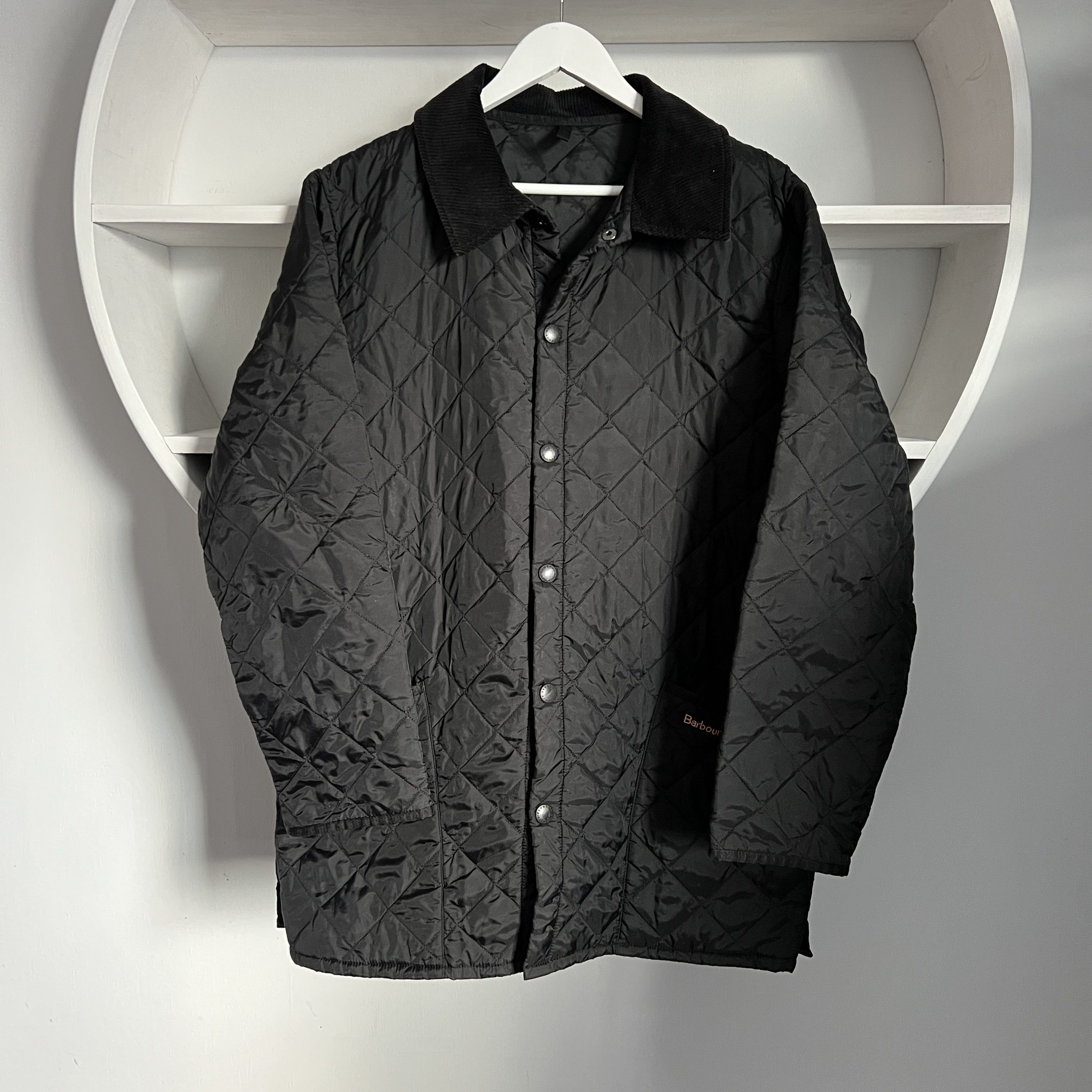 Barbour Men's BARBOUR LIDDESDALE Casual Quilt Black Jacket Size US M / EU 48-50 / 2 - 1 Thumbnail