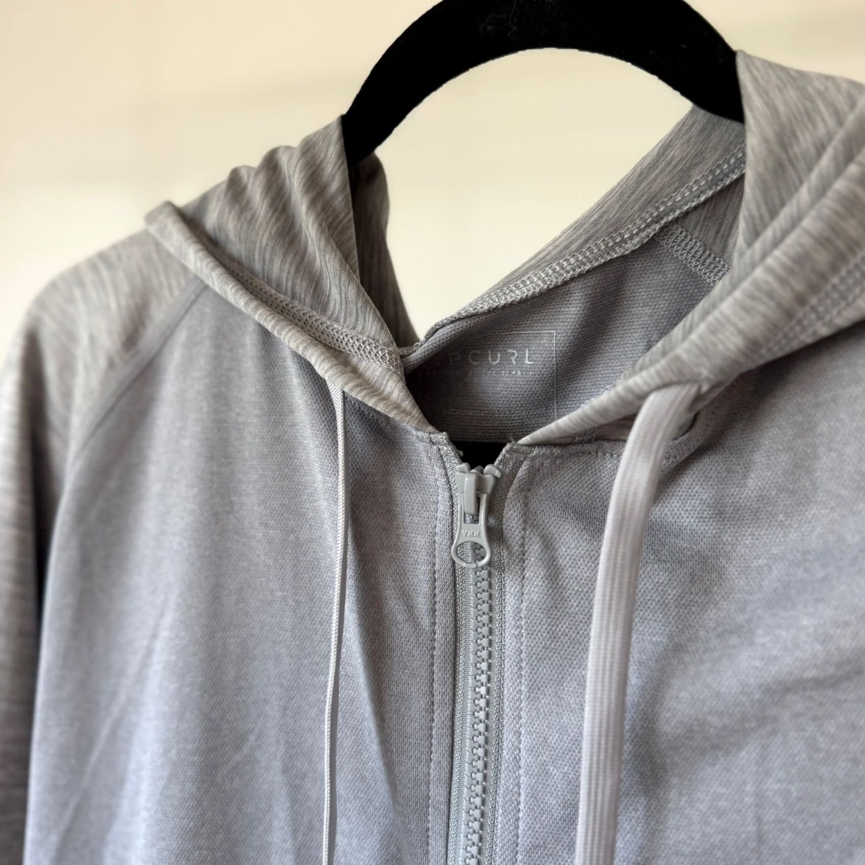 Rip Curl Rip Curl Gray Full Zip Lightweight Hoodie Jacket S Women's Athleisure Activewear Size S / US 4 / IT 40 - 8 Thumbnail