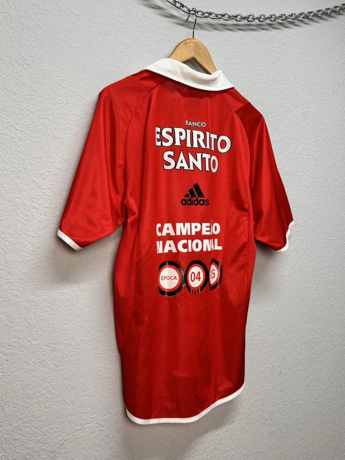 Adidas Vintage Adidas Benfica 2004 Spain Soccer Jersey Football tee Size US S / EU 44-46 / 1 - 11 Thumbnail