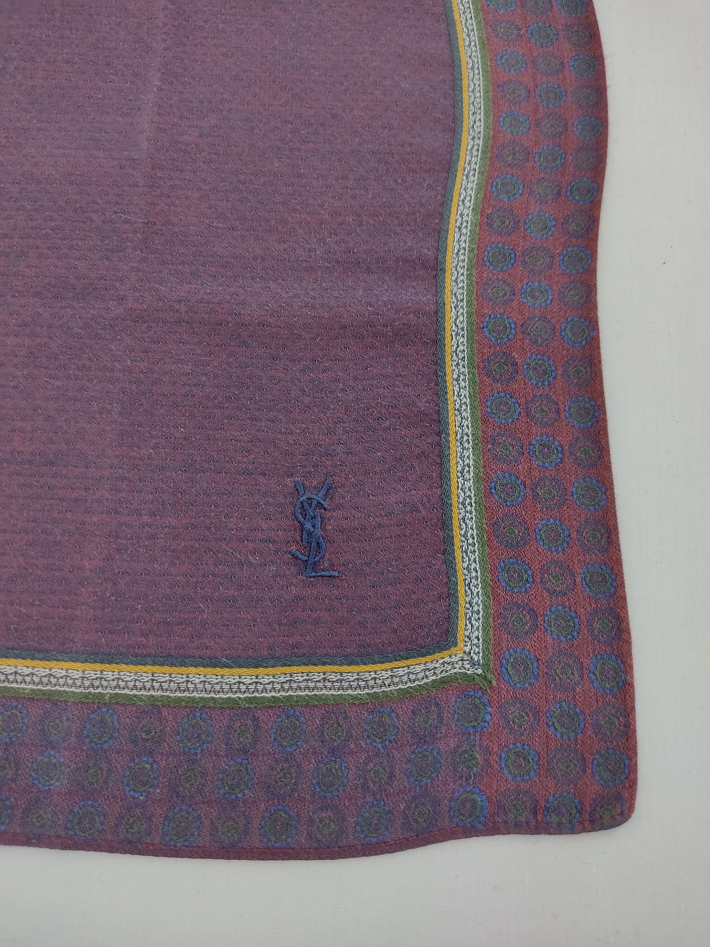 Vintage × Yves Saint Laurent Vintage Yves Saint Laurent Handkerchief / Neckwear / Bandana Size ONE SIZE - 4 Thumbnail