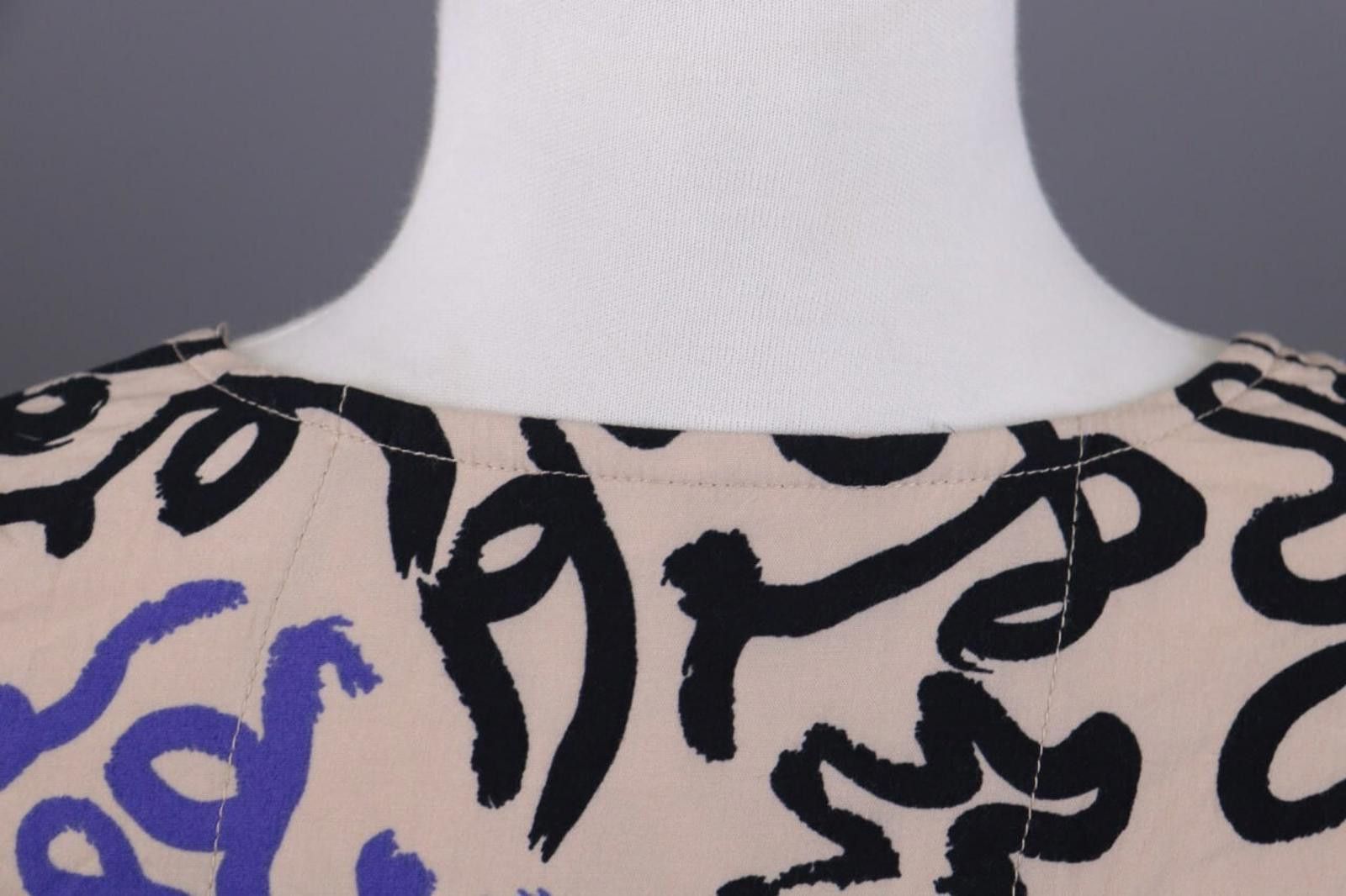 Designer Bitte Kai Rand Beige Abstract Graffiti Crew Sweater Size XS Size XS / US 0-2 / IT 36-38 - 11 Thumbnail