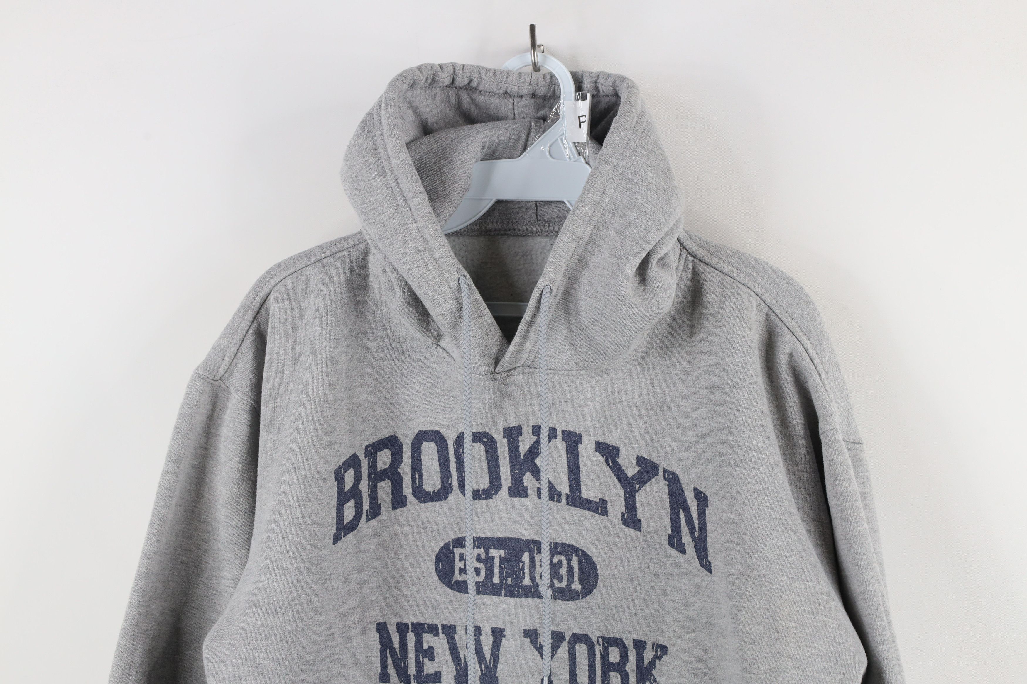 Vintage Vintage 90s Streetwear Brooklyn New York Hoodie Sweatshirt Size US S / EU 44-46 / 1 - 2 Thumbnail